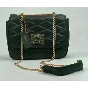 NEW! Bebe Women's Abigail Smooth Flap Shoulder Bag NWT $89